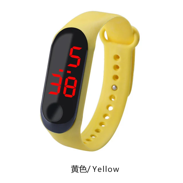 wholesale led sports fashion and colorful wrist silicone led watch latest led bracelet watch