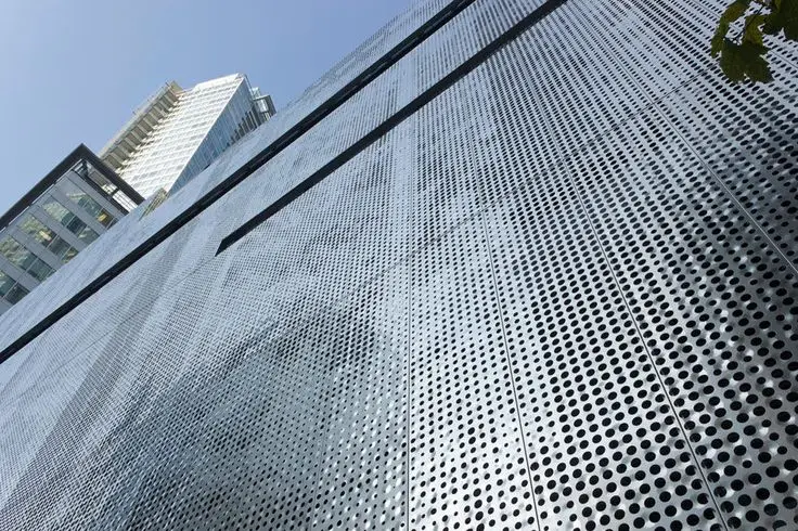 
Low Price rectangular building steel metal perforated sheet 