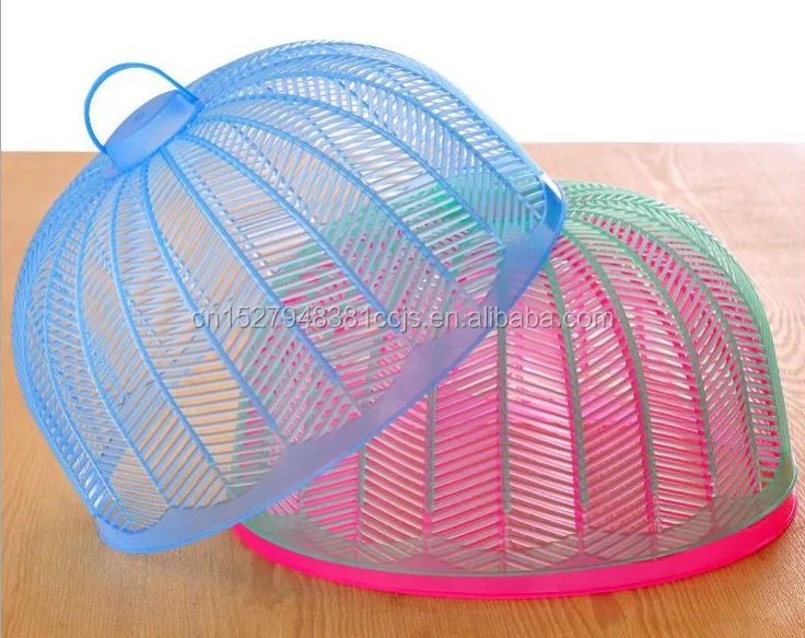
Hot Sell Summer Kitchen Tool Household Mesh Fruit Food Plastic Cover PP Food Cover Fly Mosquito Preventer 