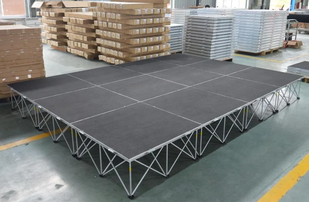 20ft x 20ft Outdoor Folding Stage Platforms and Risers