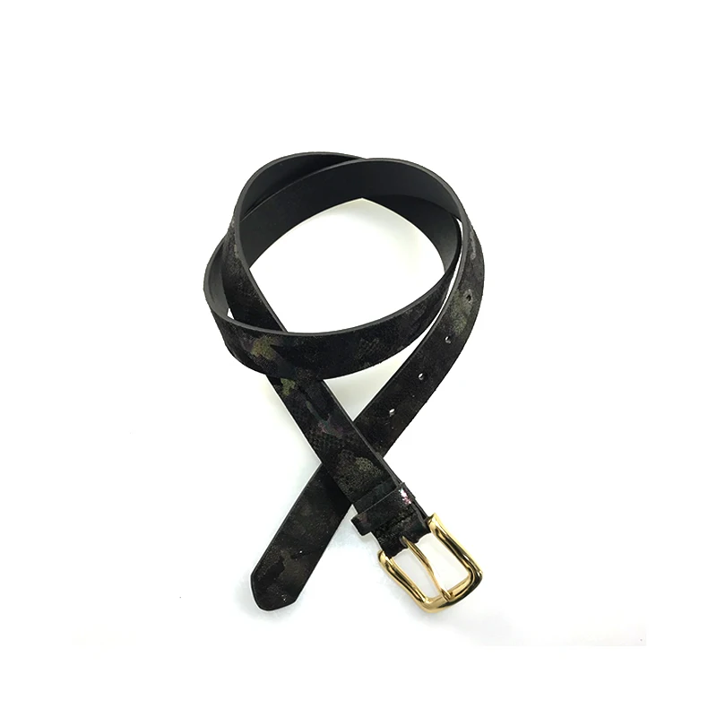 
Factory new designer fashion woman belt PU leather jeans bling bling colorful printed shiny black lady women belt 
