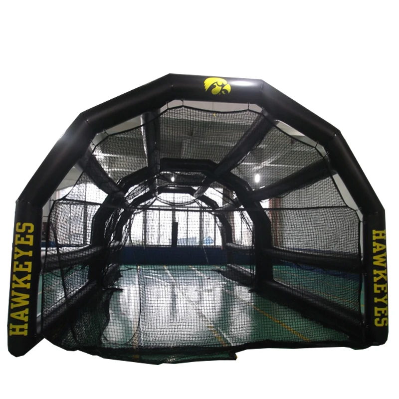 Giant Durable PVC Inflatable Baseball Batting Cage / Inflatable Sport Games Baseball Field For Kids And Adults