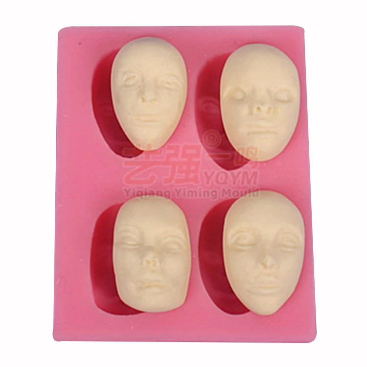 hand made silicone cake mold,silicone face mold,silicone cake mold bakeware decorating