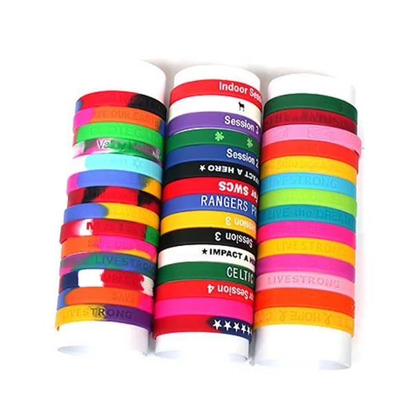 Customized  High Quality Bracelet Basketball Rubber Silicone Wristband