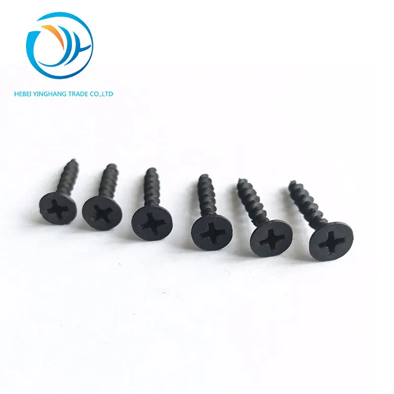 
bugle head black phosphated drywall screw 