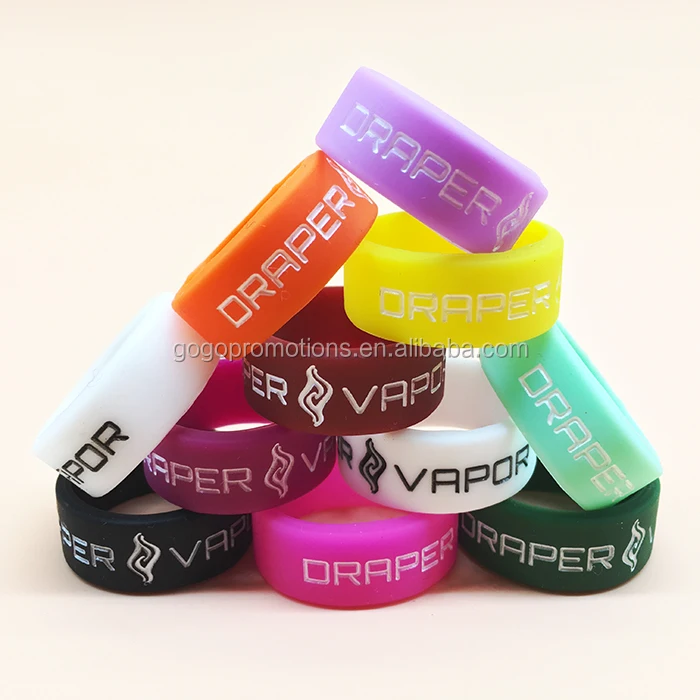 
2019 Hot sale colorful silicone vape mods bands for promotions online shopping canada 