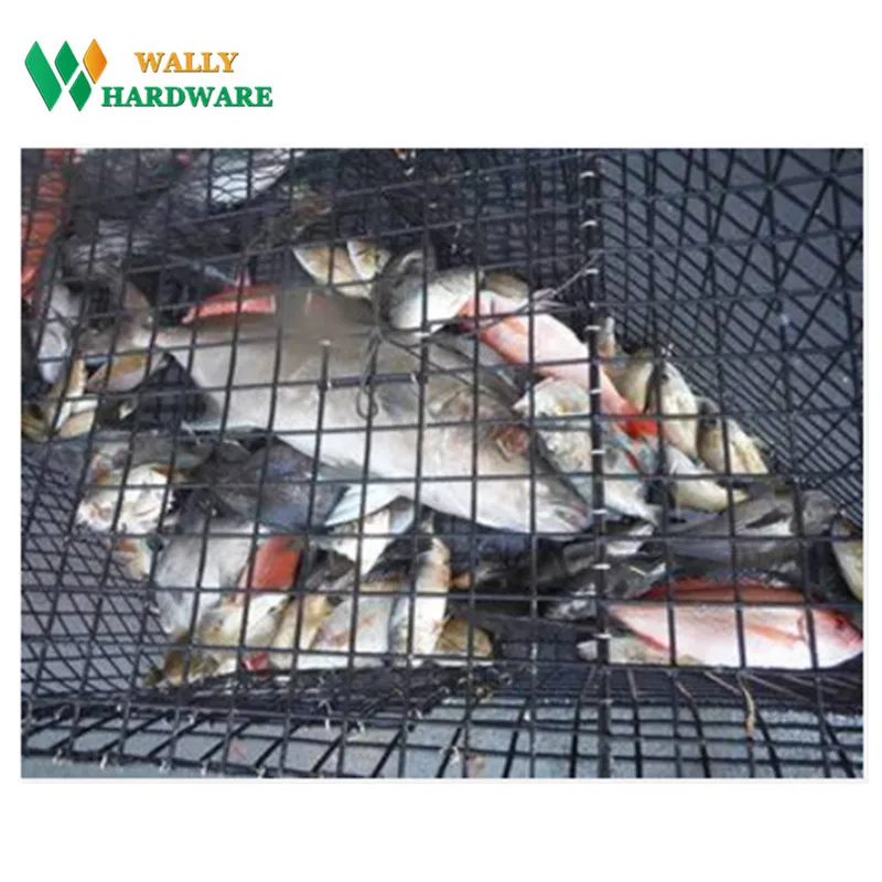 PVC coated weld mesh lobster traps / Fish traps/ Crab traps Crawfish Wire Mesh