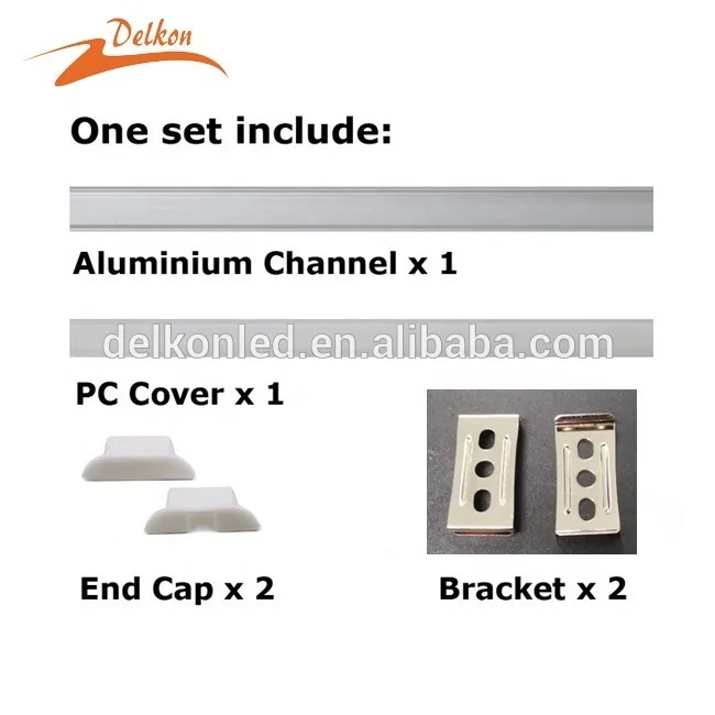 39*9mm Slim LED Profile Aluminum Led Strip Channel for 26mm Width LED Strip