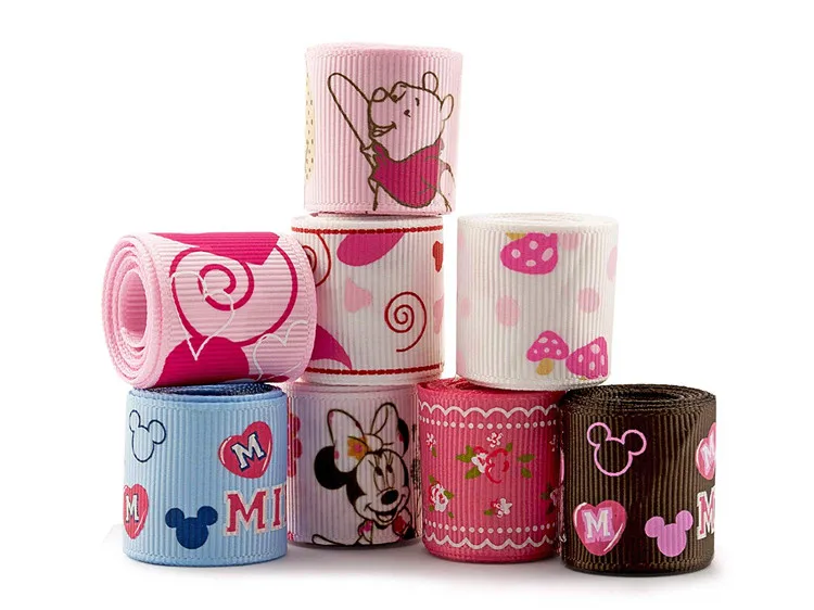 
printed wholesales printer for grosgrain ribbon cartoon 