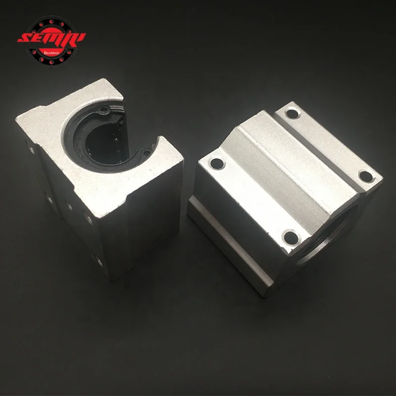 SBR20UU, алюминиевый блок 20 мм, линейный движущийся шарикоподшипник, скользящий блок