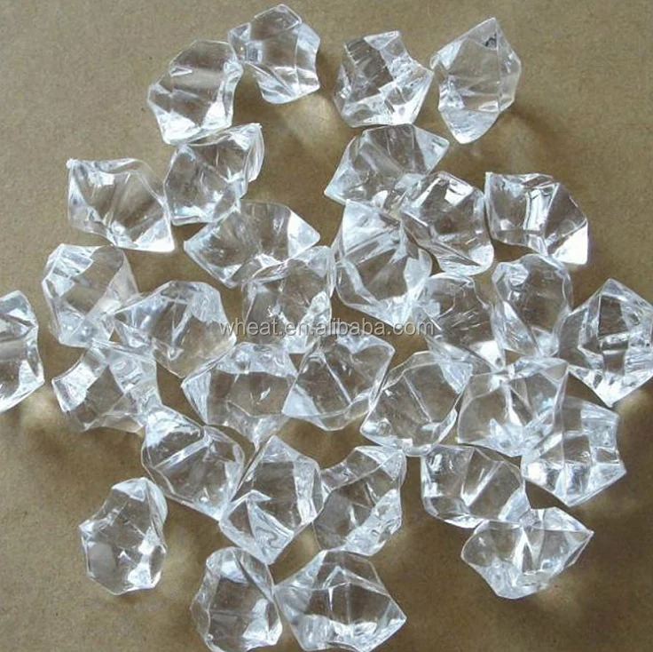 High Quality Shining Decoration Crystal Acrylic Ice
