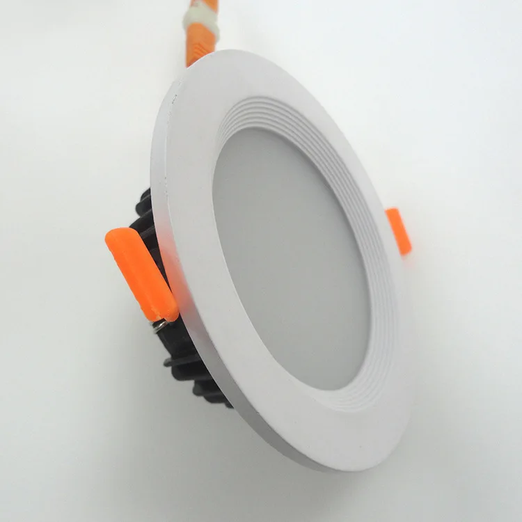 Factory indoor square adjustable ceiling recessed trimless gypsum plaster led down light