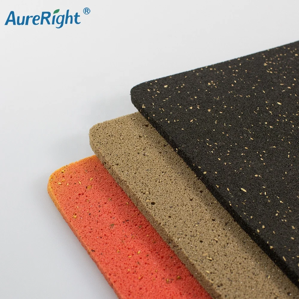 Black Thin Recycled Foam Padding Sheets for Shoe Soles