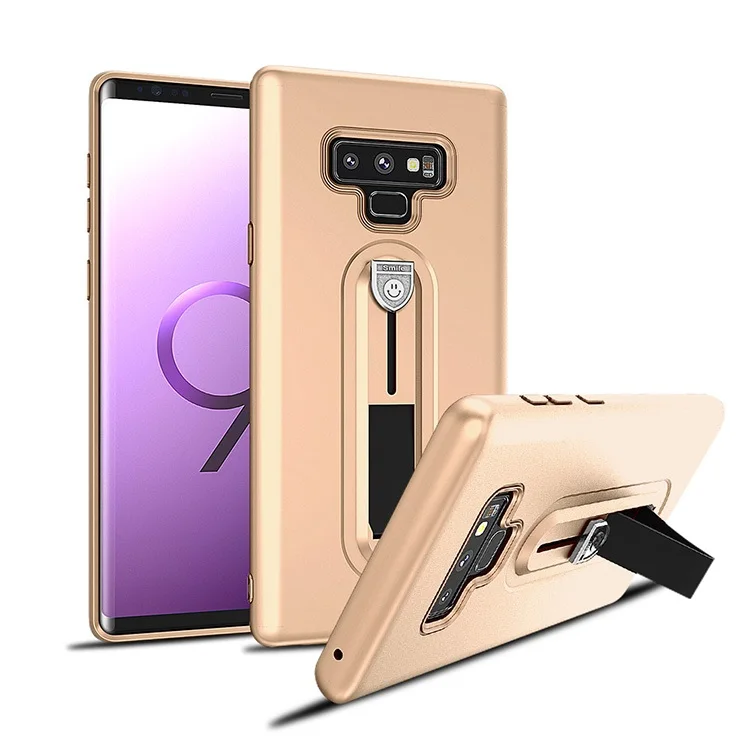 2 in 1 TPU Phone Case for Samsung Galaxy Note 9 Hidden Kickstand TPU Soft Back Cover