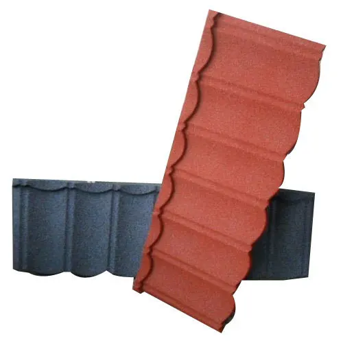 Interlocking Panels Classical Type Galvalume Color Stone Coated Metal Roof Tile