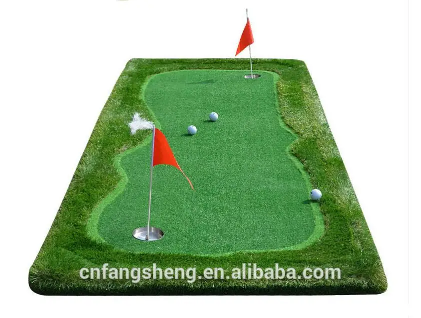 New design customized size Mini Green Golf putting green mat