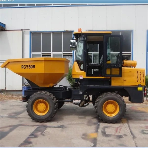 FCY50 4WD 5ton construction gold mining truck dump truck tipper