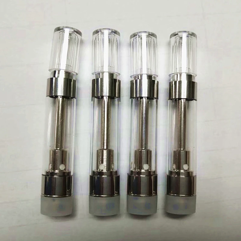 
High Quality Cbd oil Cartridge 0.5ml/1ml Ceramic Coil Vape Atomizer glass cartridge vape packaging 