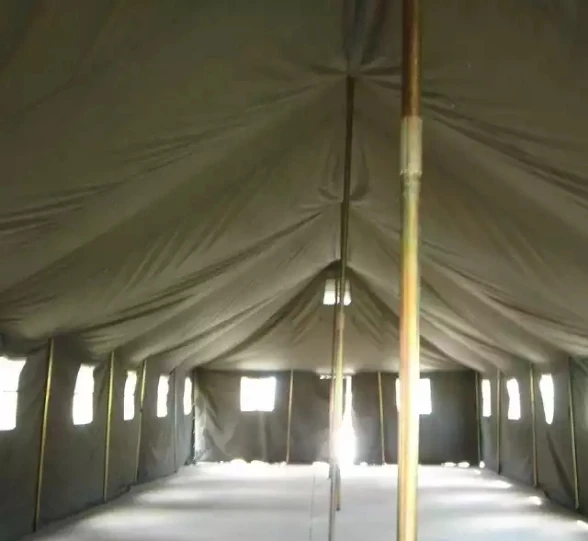 
aluminium tent military tent canvas fabric cabin tent 