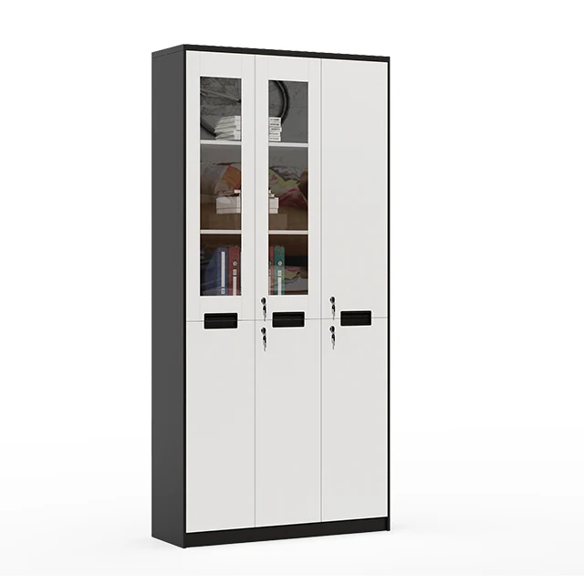 Hot sale contemporary wooden furniture office storage cupboards