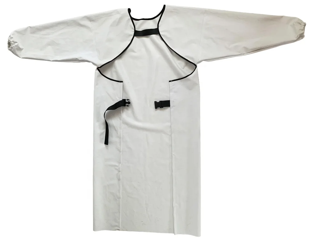 New loose comfortable PVC waterproof sleeved apron