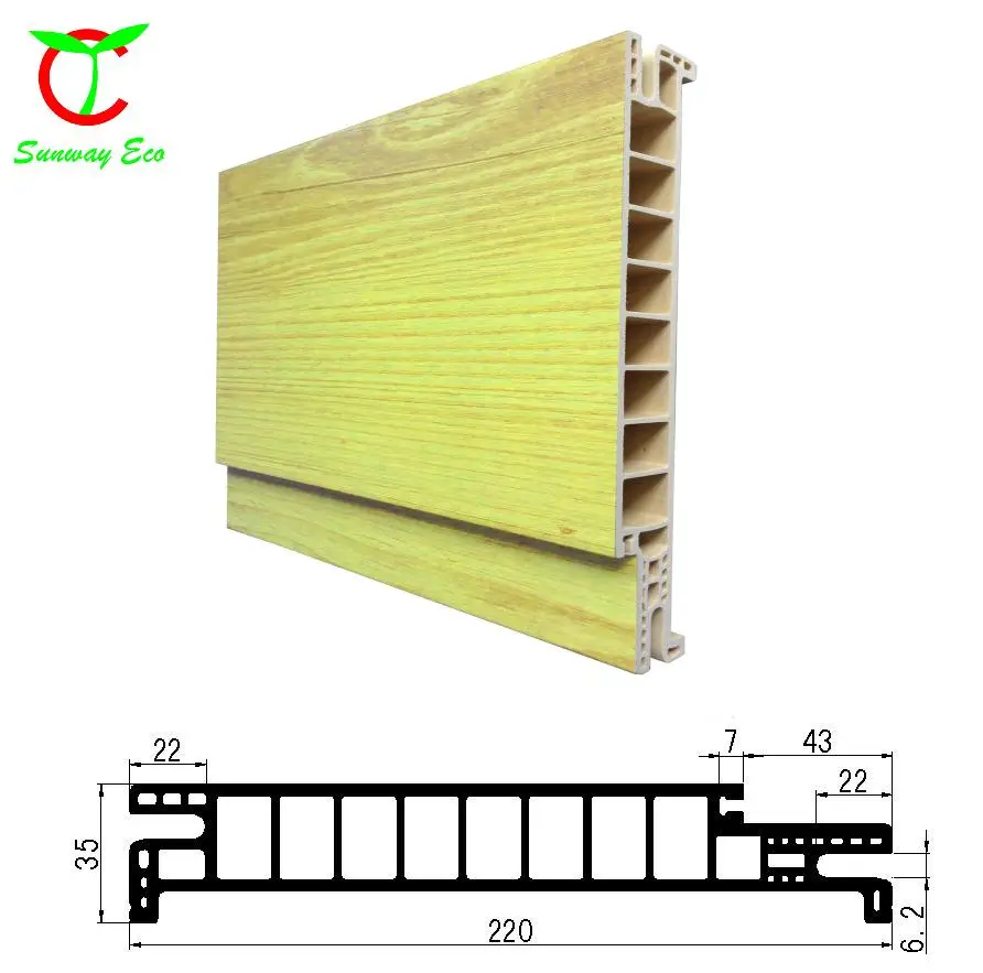 upvc cladding pvc garage window and door frames(TCF-220A)