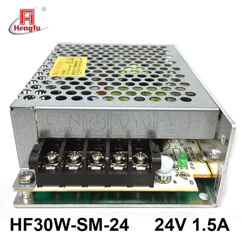 
24V 1.5A Hengfu HF30W-SM-24 SMPS single output AC DC switching power supply 