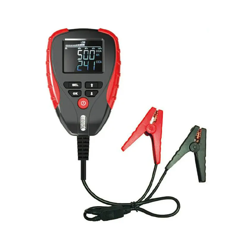 12V Digital Car Battery Tester Automotive Battery Load Tester and Analyzer Of Battery Life %,Voltage, Resistance and CCA value