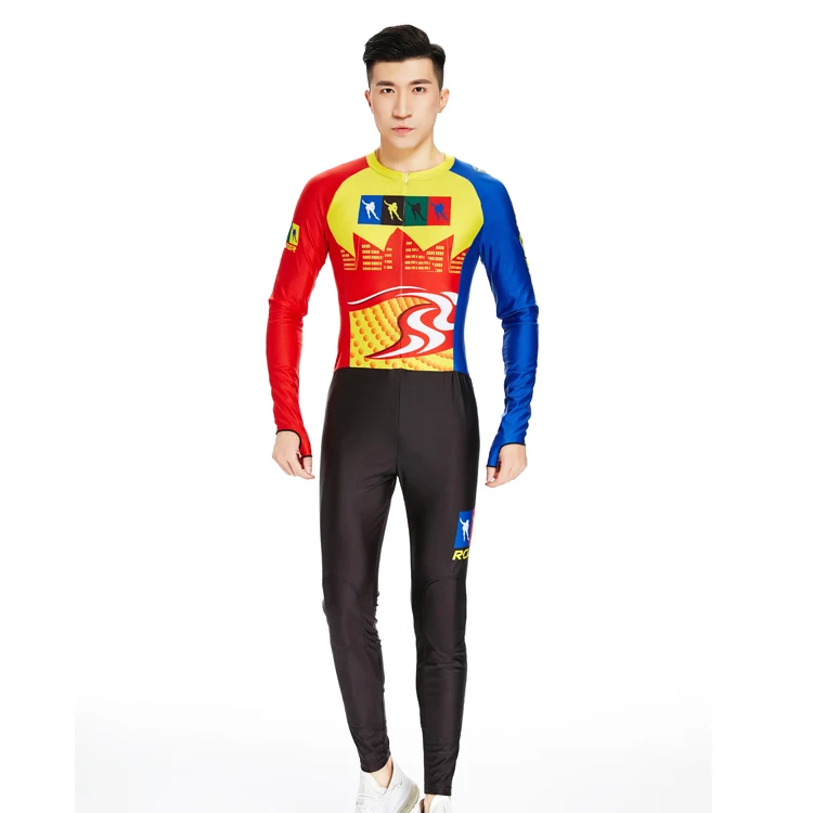 Short track speed skating skin suit training suit