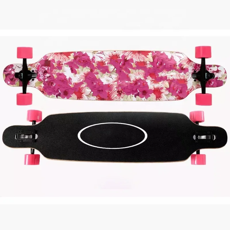 Samples waterproof custom grip tape longboard complete skateboard from China