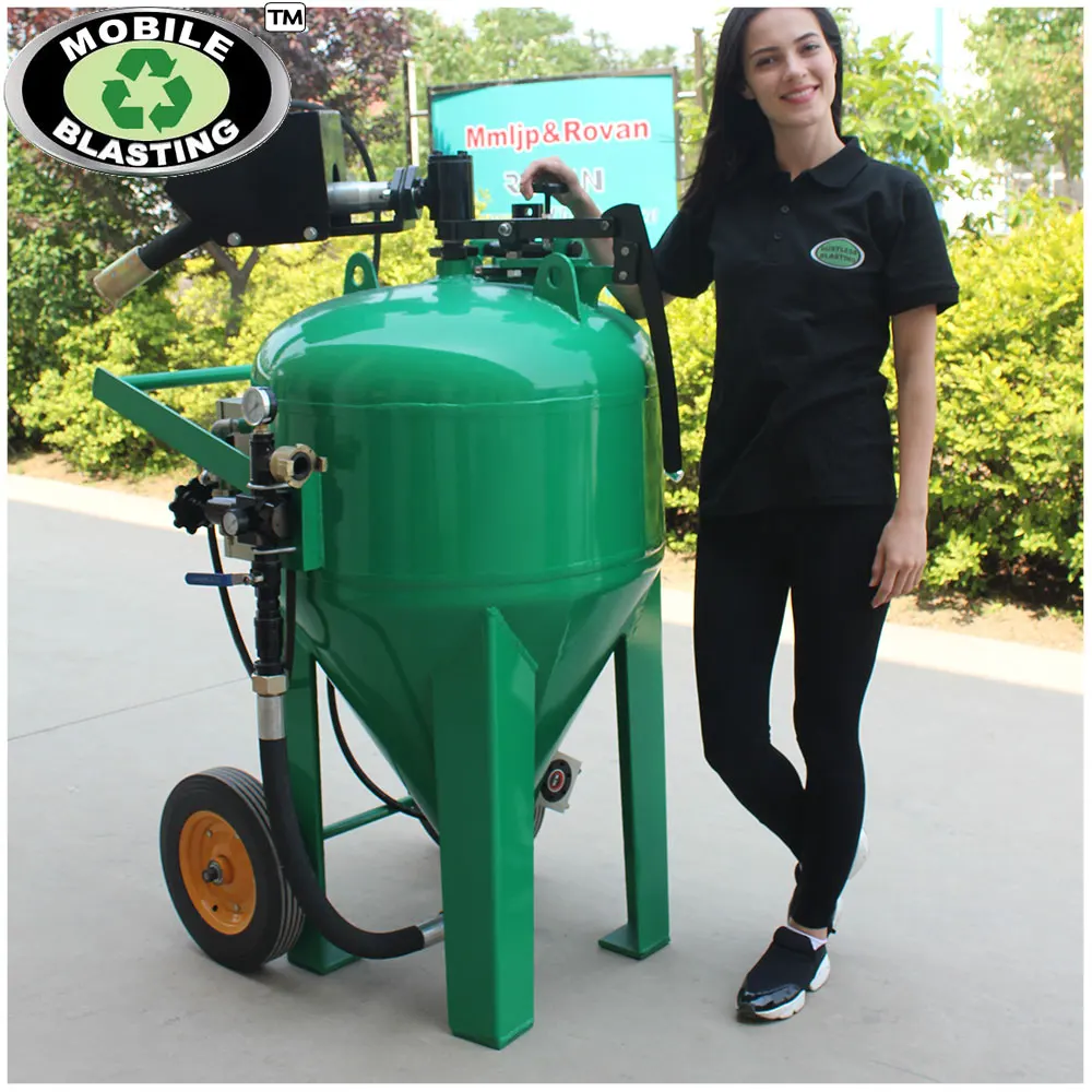 Car removing paint dustless wet sand blasting machine