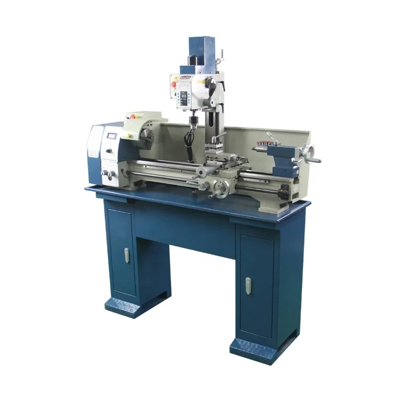 Fusai FC250V American Standard Multifunctional benchtop  high precision 3 in 1 mini metal lathe drilling and milling machine