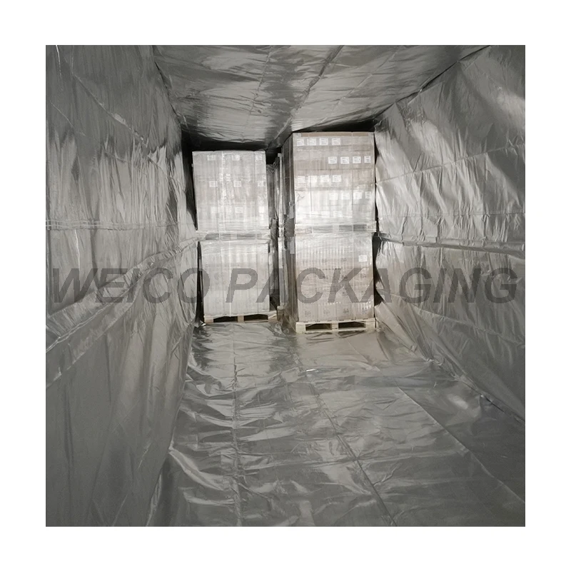 Thermal Reflective Aluminium Bulk Container Liner For Container 20ft 40ft 40hc 45hc