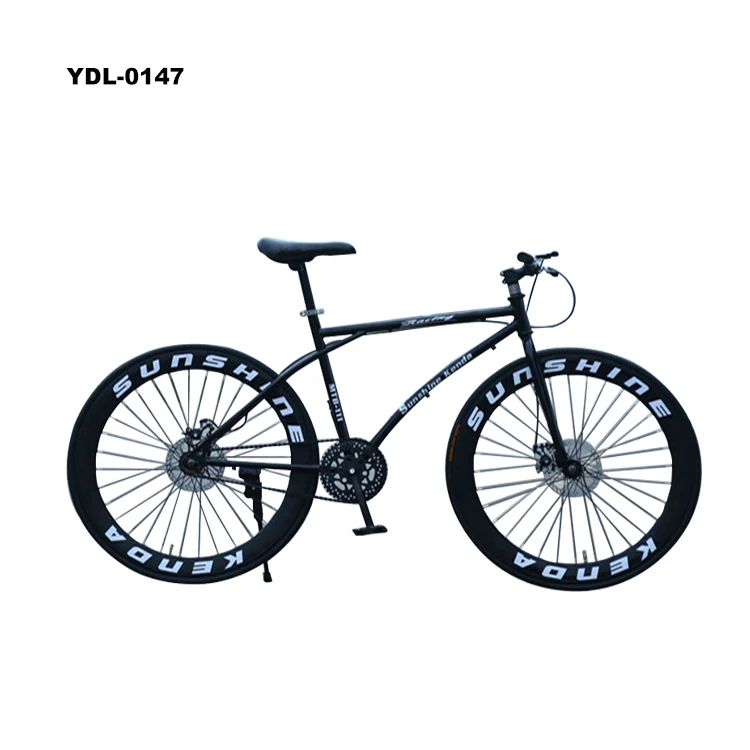 Велосипед с фиксированной передачей, тормоз заднего хода для студентов, колеса 26 дюймов, цветные шоссейные ретро-велосипеды «сделай сам», однотонные шины