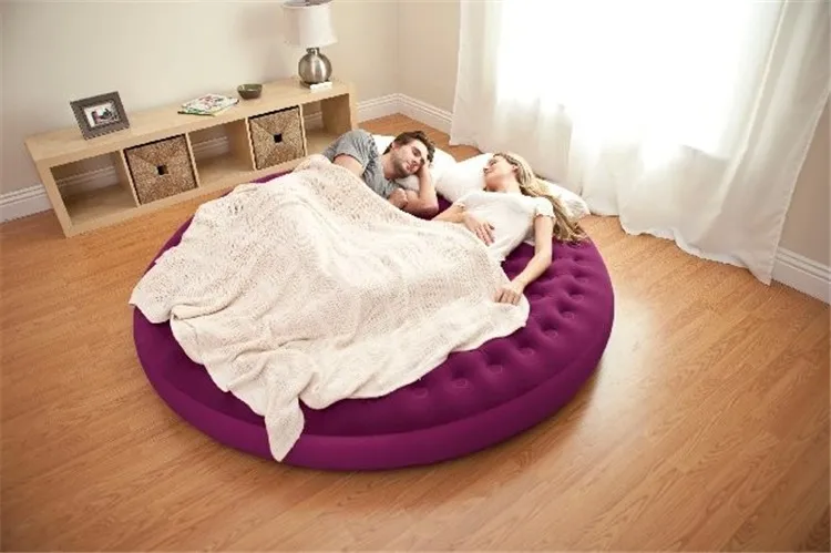 Intex 68661 круглый диван-кровать для гостиной со спинкой и подлокотник многофункциональная надувная подушка