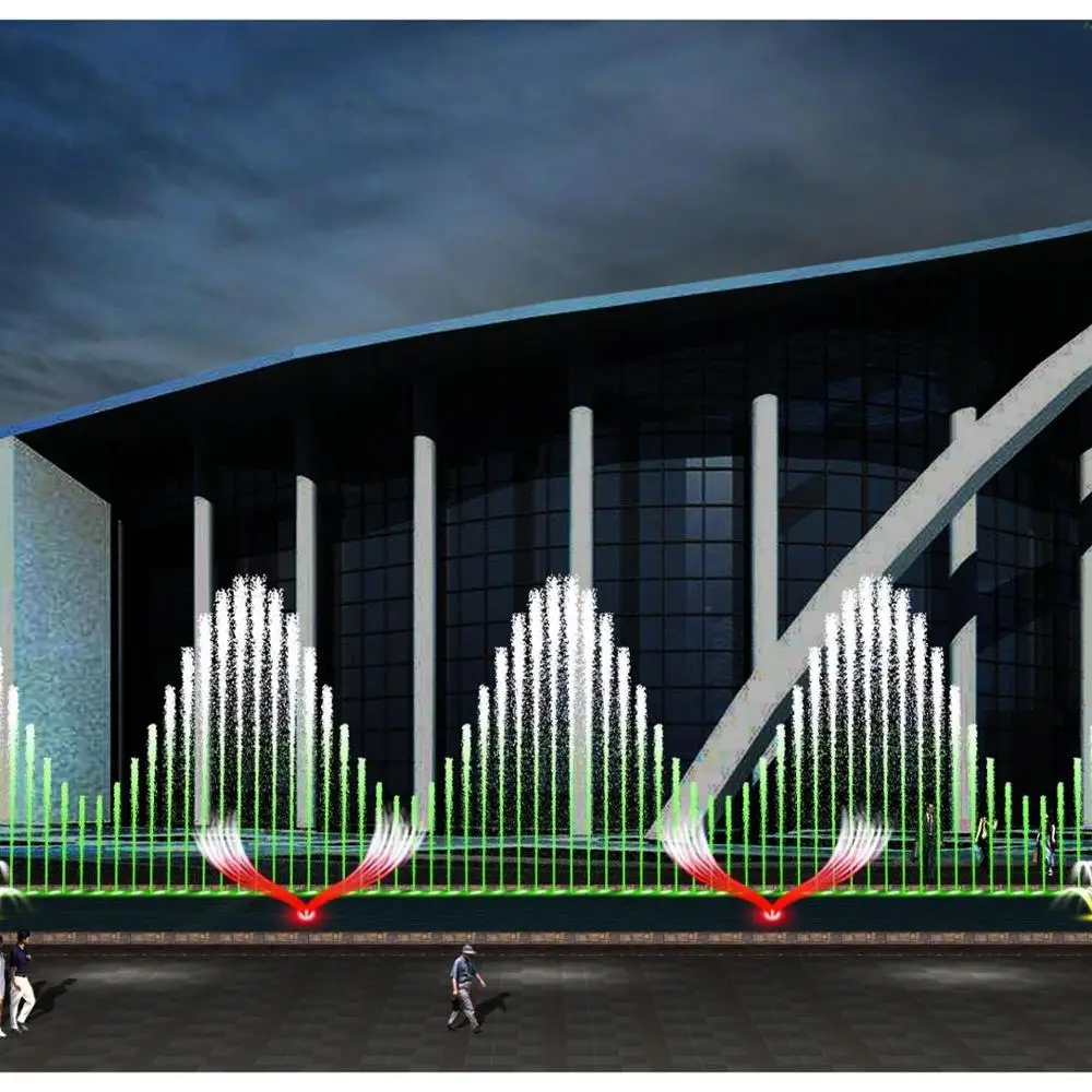 Фонтан музыки ландшафтный