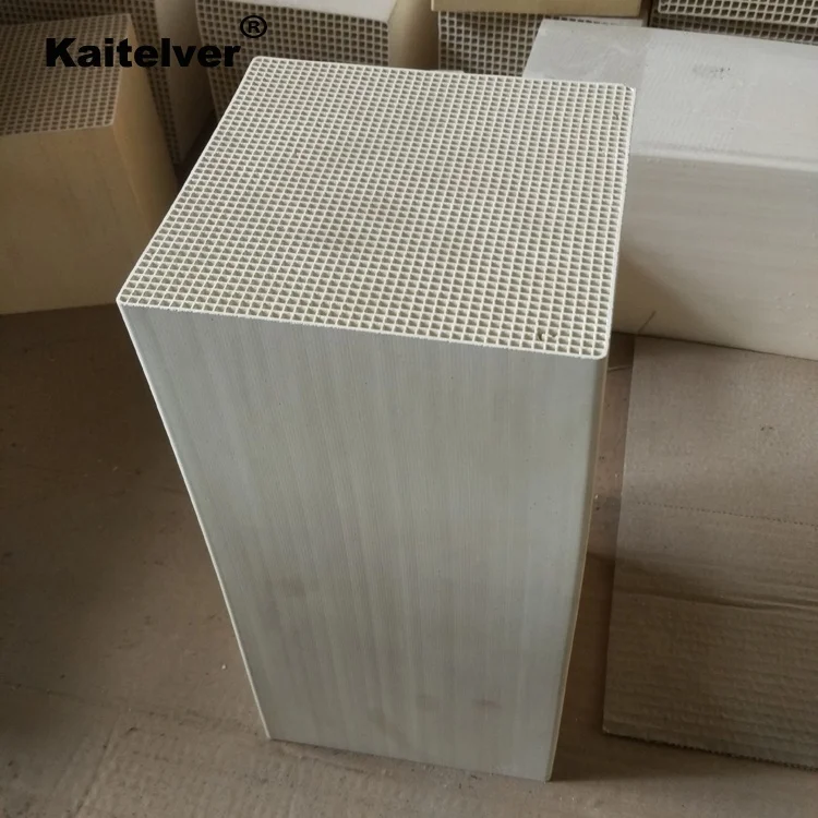 Алюминиевая сотовая керамическая конструкция регенератор 150x150x300 мм RTO/RCO