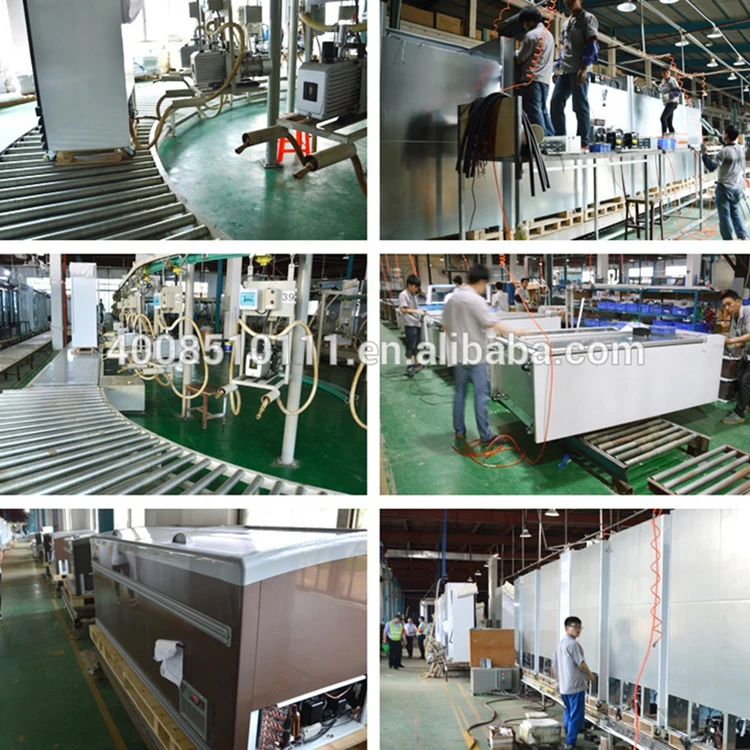 1.5 meter air cooled chiller for Vegetable Beverages Fruit Dairy Display Refrigerator