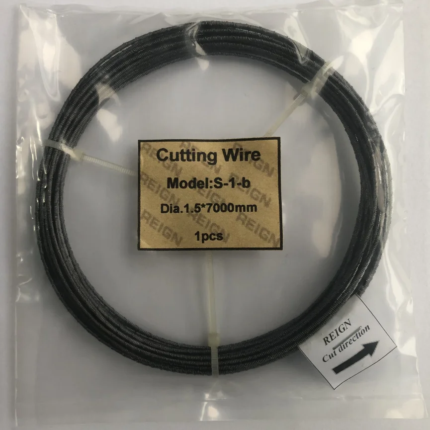 Length 7000 mm diameter 1.5 mm  wire saw blade for multi wire saw machine