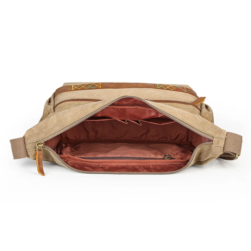 Multipurpose Caden Waterproof Waxed Canvas Camera Crossbody Bag Hidden Camera Computer DSLR Camera Bag