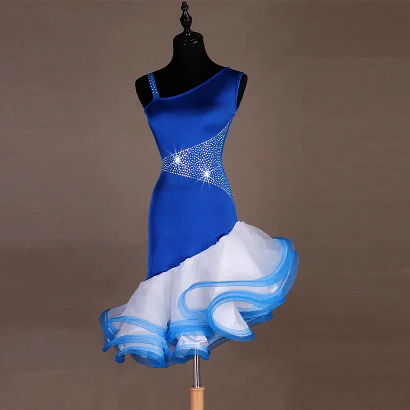 Hot Sale High Quality Women Girls Performance Competition Dance Dress Latin