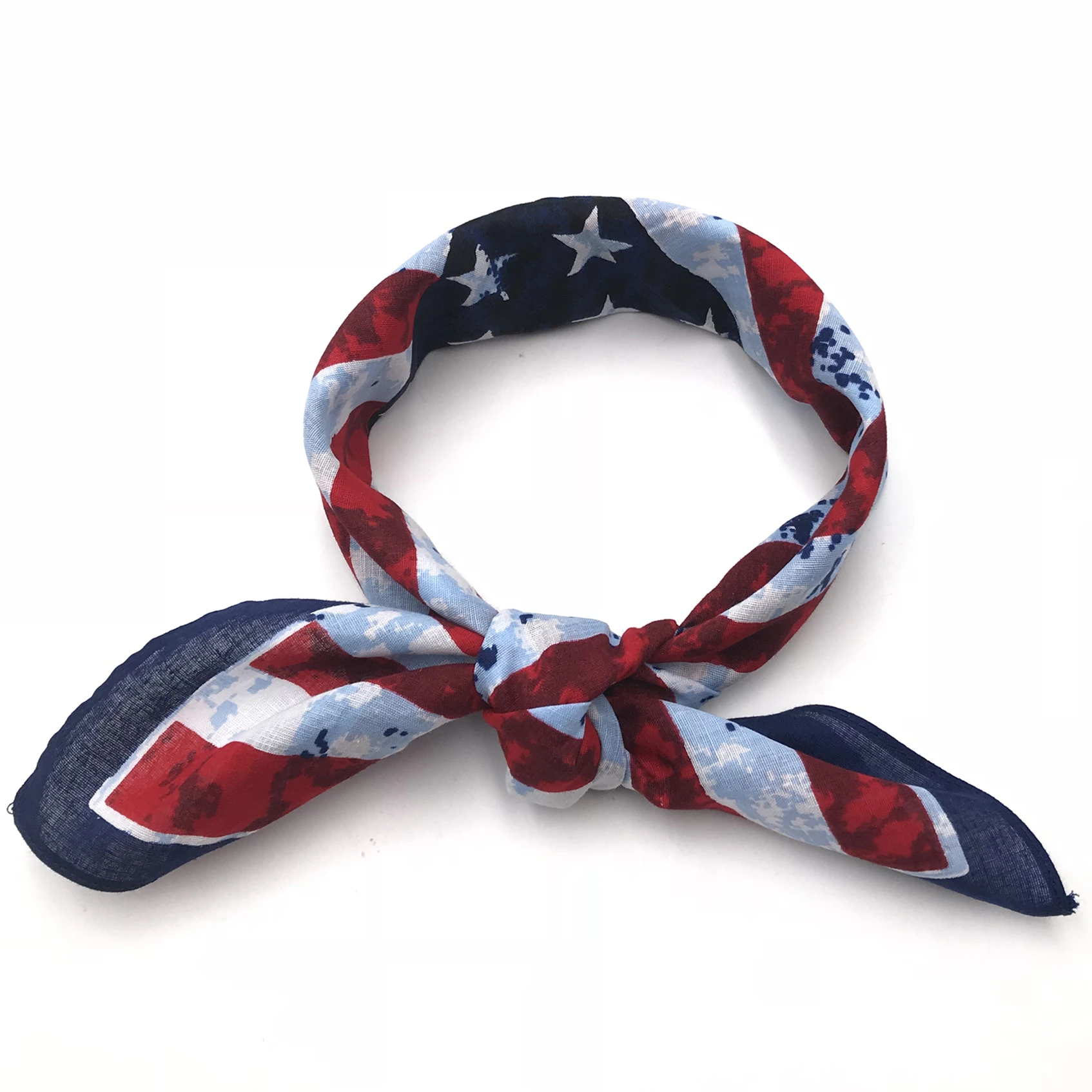 Multifunctional  cotton sport headwraps scarf american flag bandanas