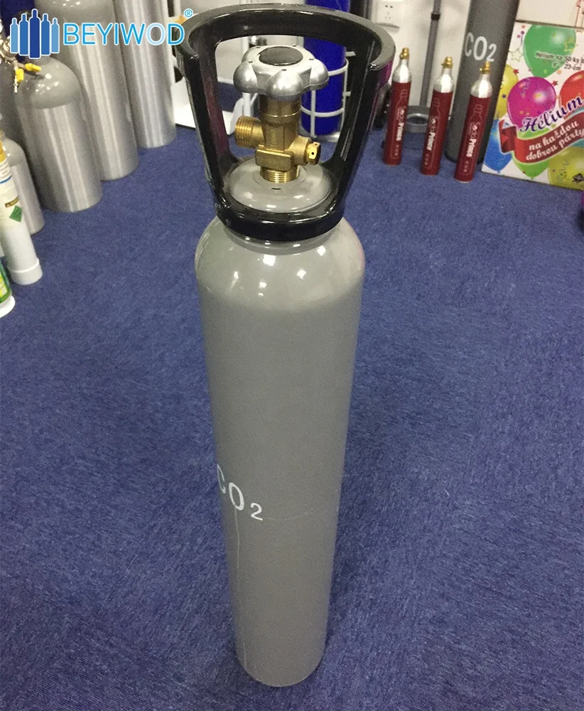 TUV approved 2kg 6kg 7.5kg 15kg 37.5kg co2 cylinder co2 gas cylinder with pi mark for sale to European countries