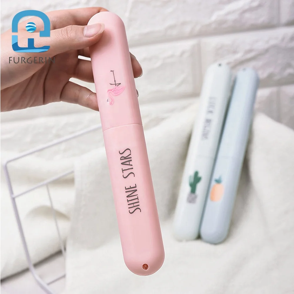 Toothbrush Case Portable Travel Toothbrushes Boxes Plastic Storage Box Organizer Plastic Container Box For Toothbrush