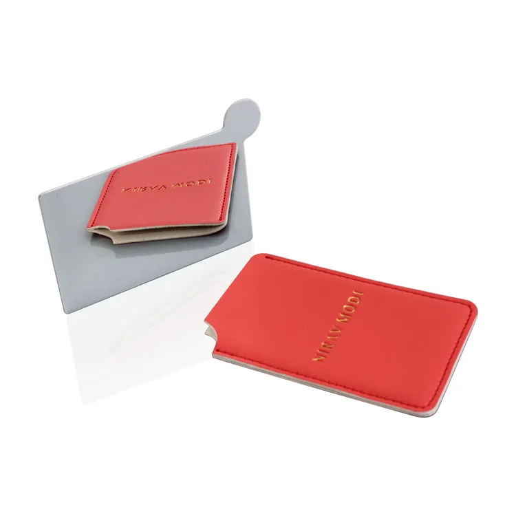 OEM shape possible stainless steel unbreakable mirror as promotion giveaways