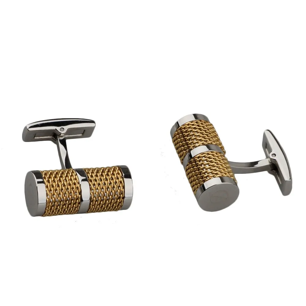 
Stainless Steel Stingray Chain Cufflinks Back 