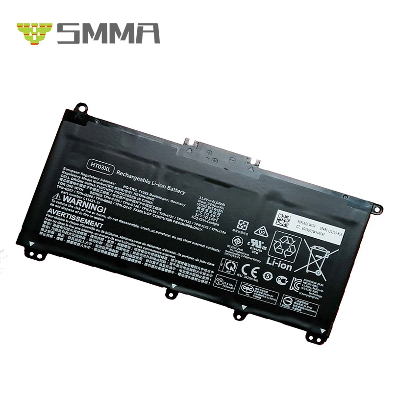 11.4V 41.04Wh 3600mAh Laptop Battery for HP HT03XL 14-CE0025TU 14-CE0034TX TPN-C135 TPN-C136 TPN-I130 TPN-I131 TPN-I132