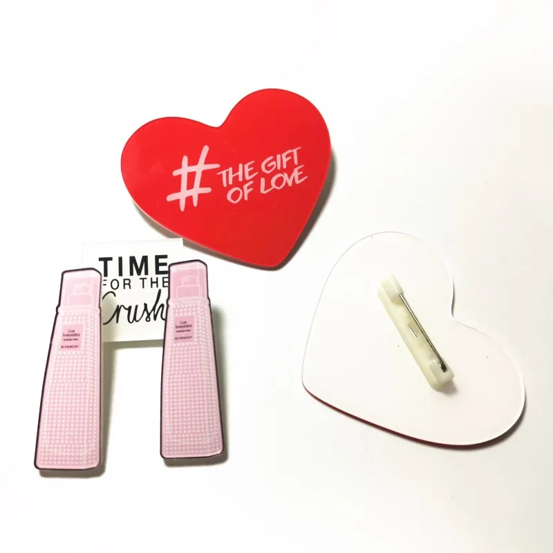 Factory Price Custom High-Transparent Chest Name Card Breast Plate Staff Employee Businee Name Badge Tag