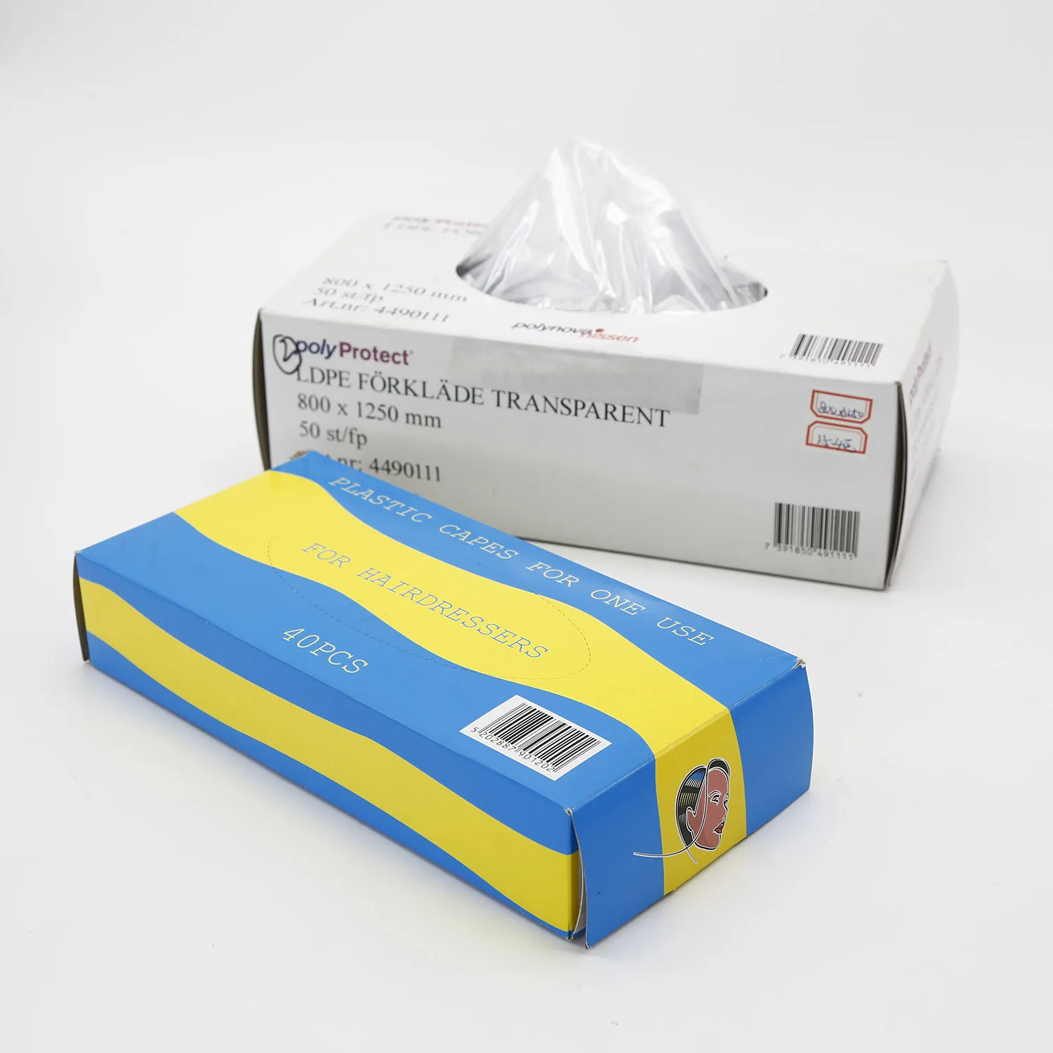 High Quality PE Plastic Disposable Aprons Accept Custom Order Disposable Bibs For Adult