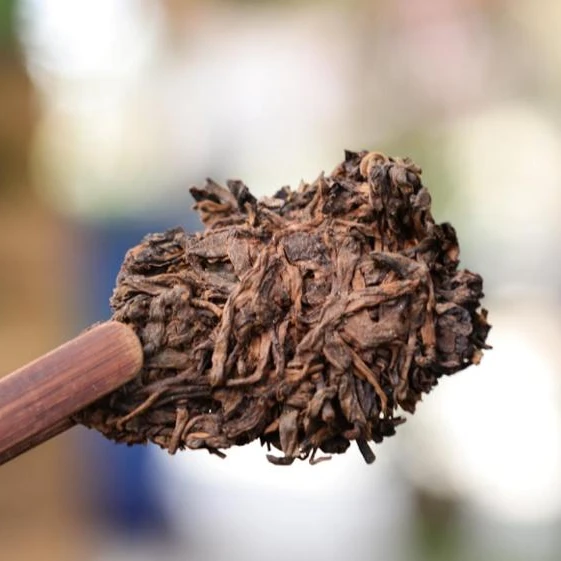 Ready to ship Chinese Brick tea Zi Ran Tuo Cha High Quality Chinese hunan anhua dark Shu Puer Tea